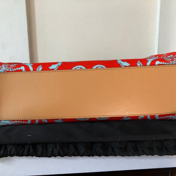 ESCADA "GLADIOLA" CANVAS & LEATHER HERITAGE WOW! - Picture 7 of 8